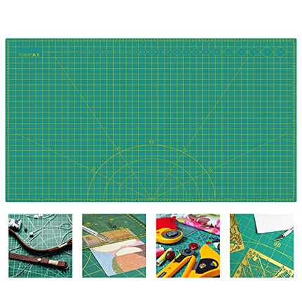 A1( 90x60cm) Self Healing Colourful Cutting Mat , Great for Scrapbooking, Quilting, Sewing and All Arts & Crafts Projects