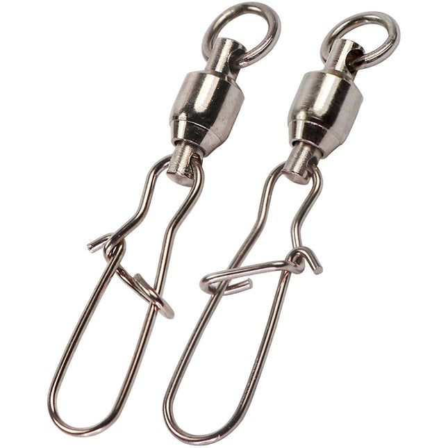 30/60 pcs Fishing Stainless Steel Swivels