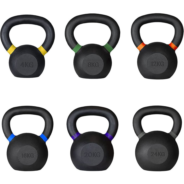 Meteor Cast Iron Kettlebell Powder Coating Kreuzgewichtheben