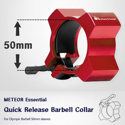 Meteor Essential Olympic Schnellverschluss-Hantelhalsbänder