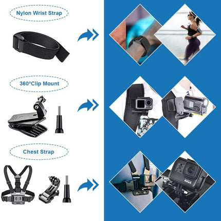 50 in 1 Action Camera Accessories Kit