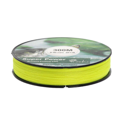 Strong PE Braided Fishing Line Yellow