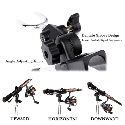 2 pcs Fishing Rod Holder Adjustable Detachable