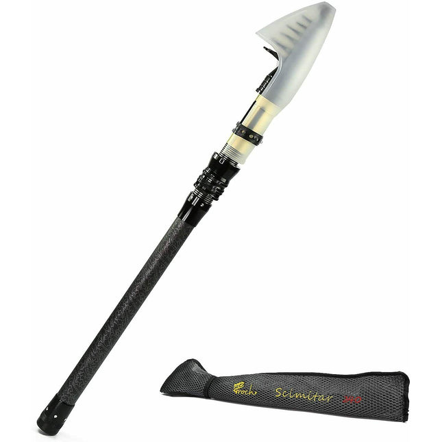 Carbon Fiber Telescopic Fishing Rod Saltwater Freshwater Fishing Boating Trips