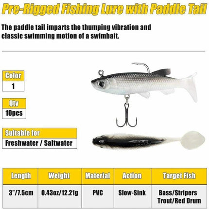pre-rigged fishing lure