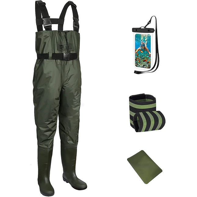 Bootfoot Chest Wader Green