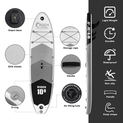 Nueva tabla de surf gris 320cm