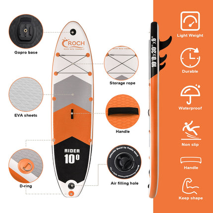 Planche de Surf Orange 320cm